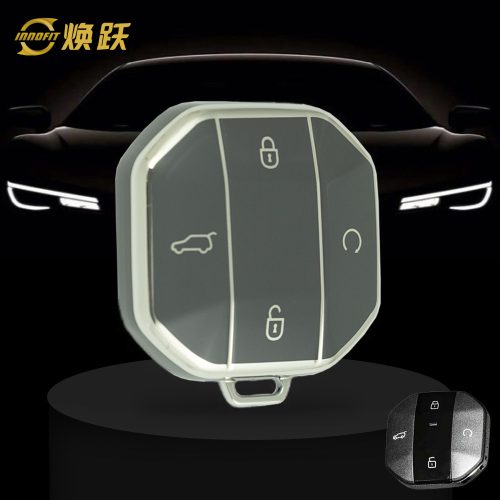 JTA1T1-Space Gray-Silver Plating- Car Key Cover For Jet0ur