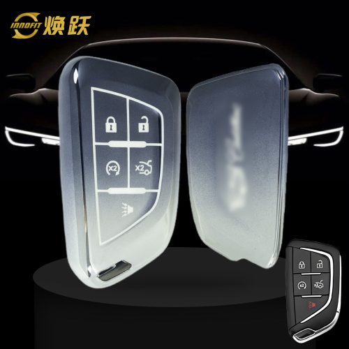 CAB1T1-Gradient Gray- Car Key Cover For Cadillac