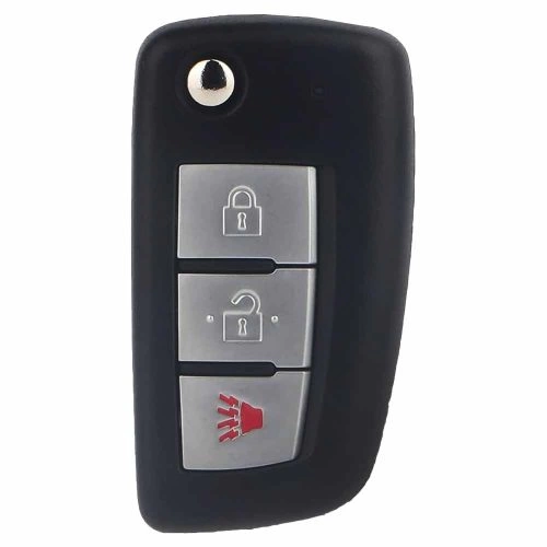 NIC3T1-Purple-Silver Plating- Car Key Cover For Nissan