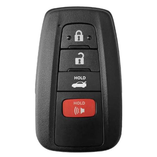 TOB4T1-Black Silver Carbon Fiber- Car Key Cover For Toyota