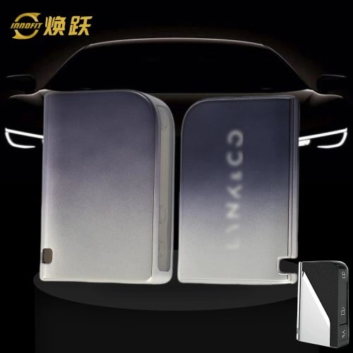 LYB1T1-Transparent Gradient Gray- Car Key Cover For LYNK&CO