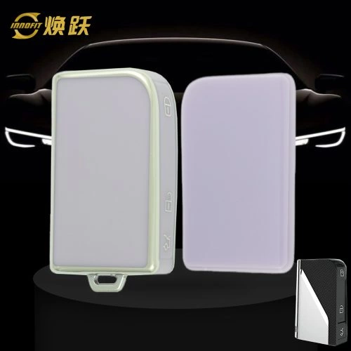 LYB1T1-Purple-Silver Plating- Car Key Cover For LYNK&CO