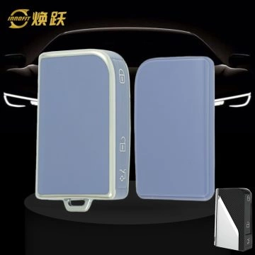LYB1T1-Light Blue-Silver Plating- Car Key Cover For LYNK&CO