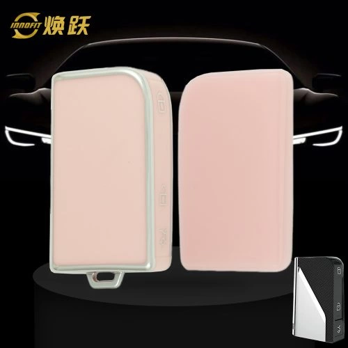 LYB1T1-Pink-Silver Plating- Car Key Cover For LYNK&CO